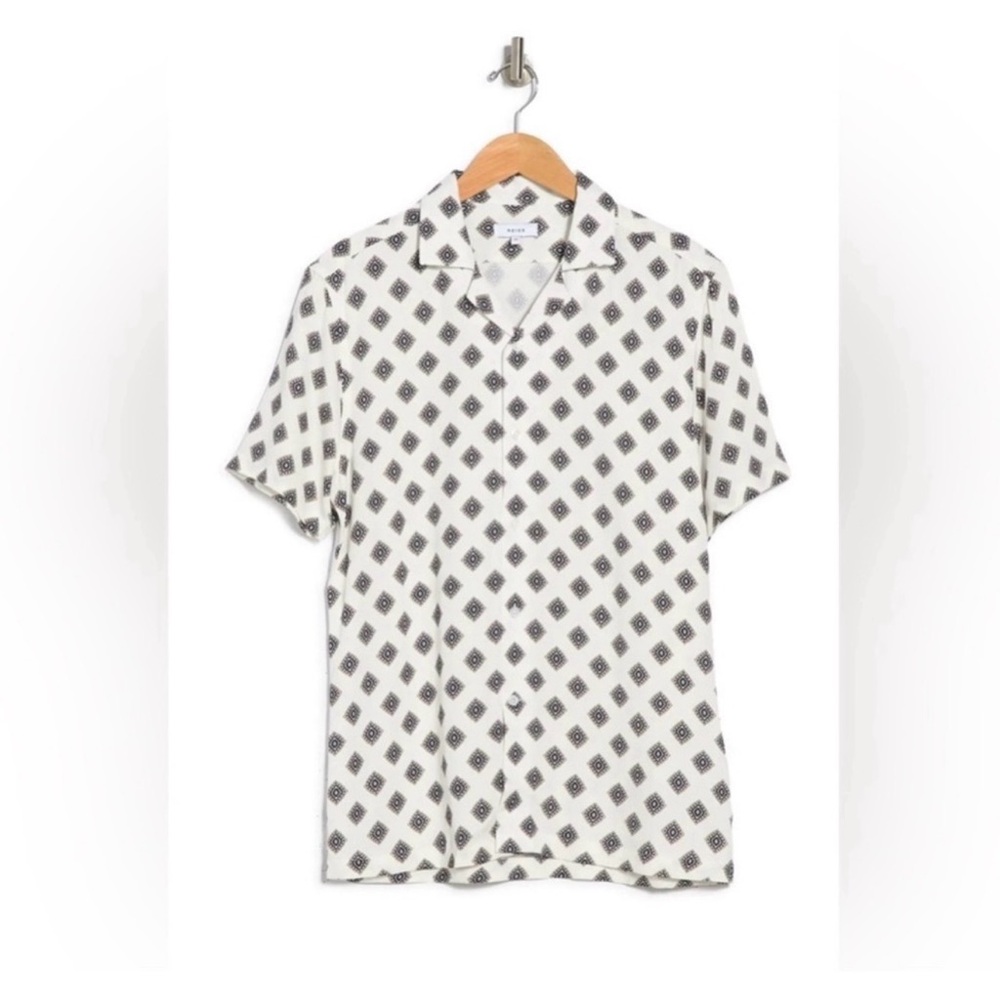 Reiss Medallian Cuban Collar Shirt